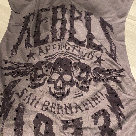 Brand new Affliction Black Premium top - Picture 2 of 3